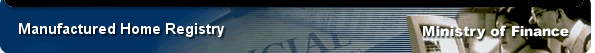 manufactured home registry banner